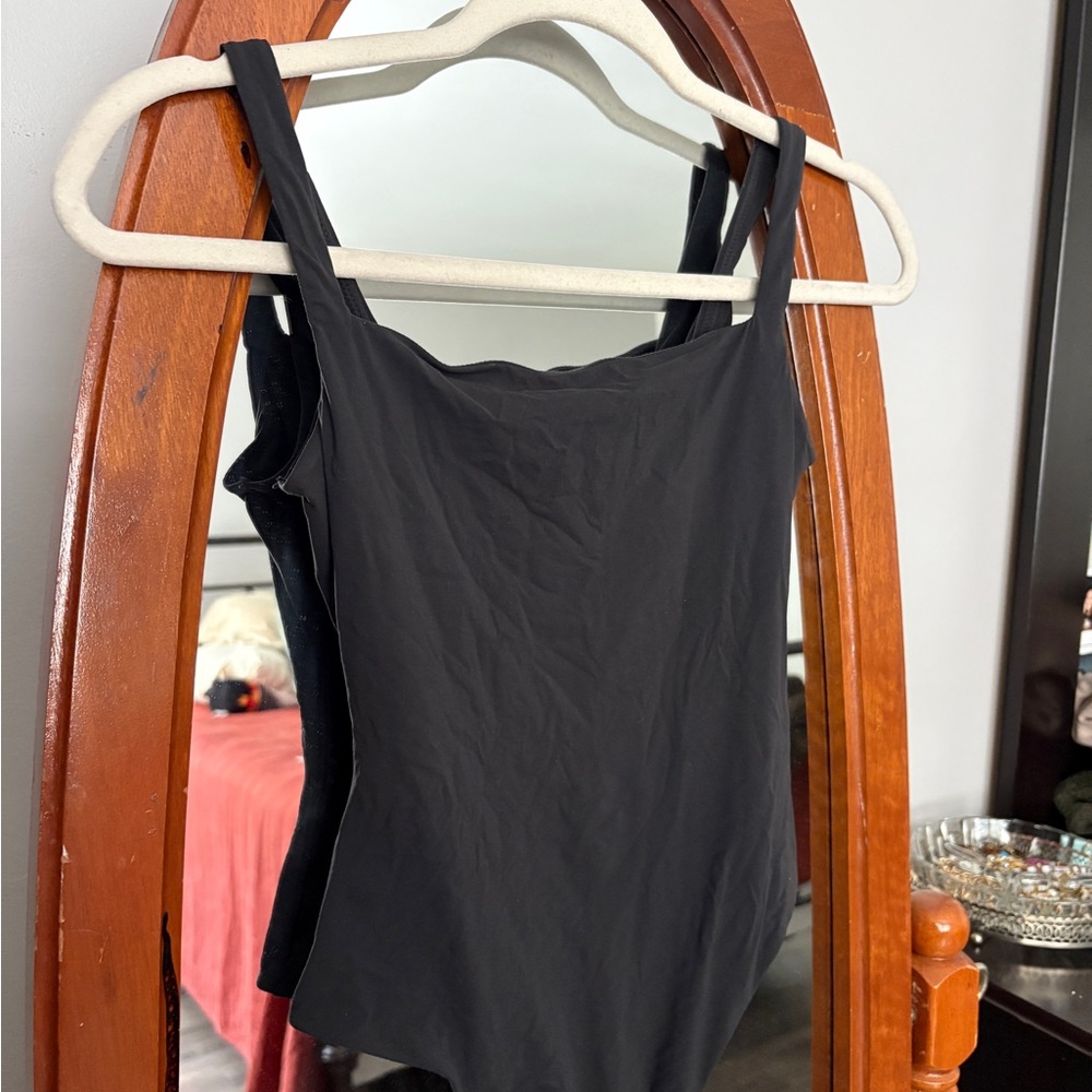 SKIMS Black Bodysuit